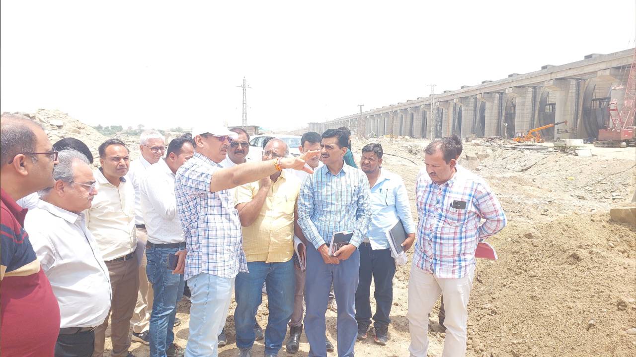 ​इस मानसून से होगा ईसरदा बांध में जल संग्रहण, भास्कर ए सावंत ने किया डैम का निरीक्षण