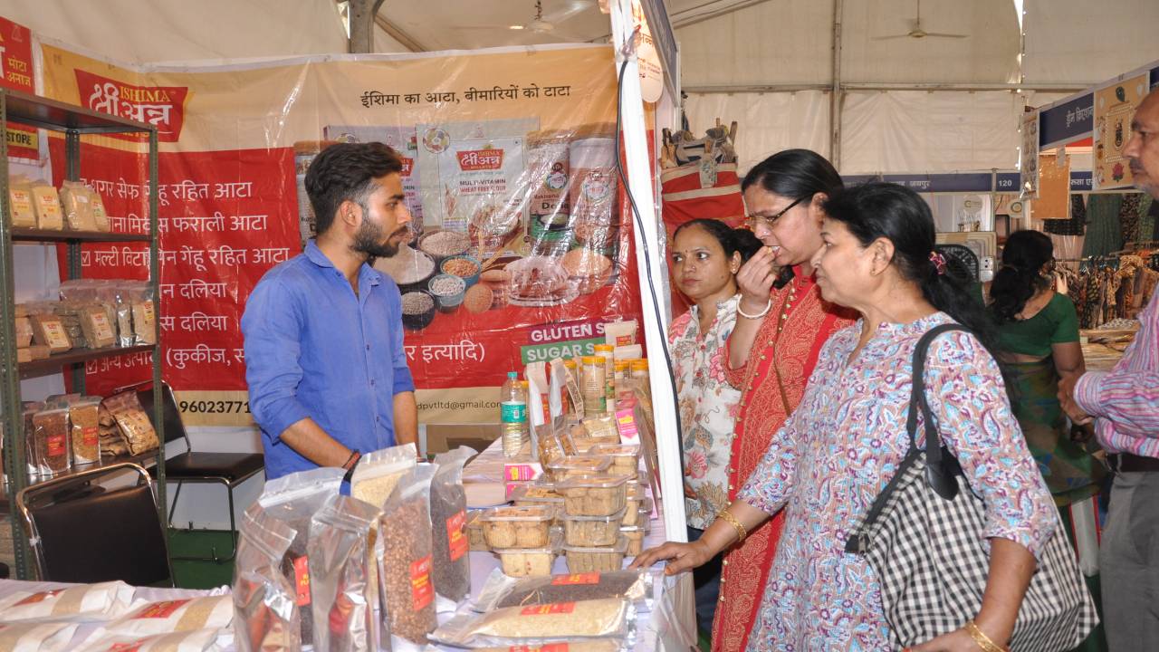 ​राष्ट्रीय सहकार मसाला मेले में श्री अन्न से बने उत्पाद जयपुरवासियों को आए खास पसंद