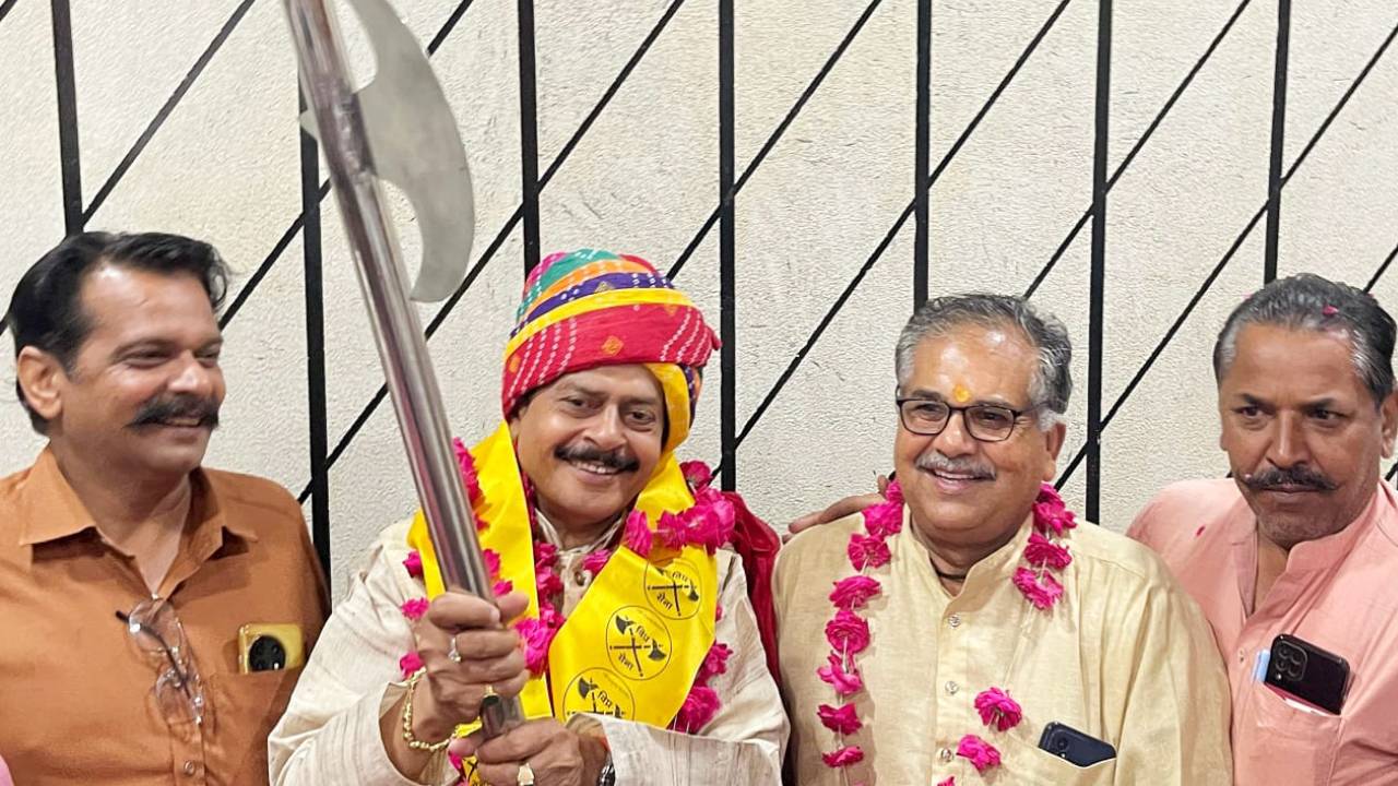 ​श्रीगंगानगर दौरे पर विधायक गोपाल शर्मा का हुआ नागरिक अभिनंदन