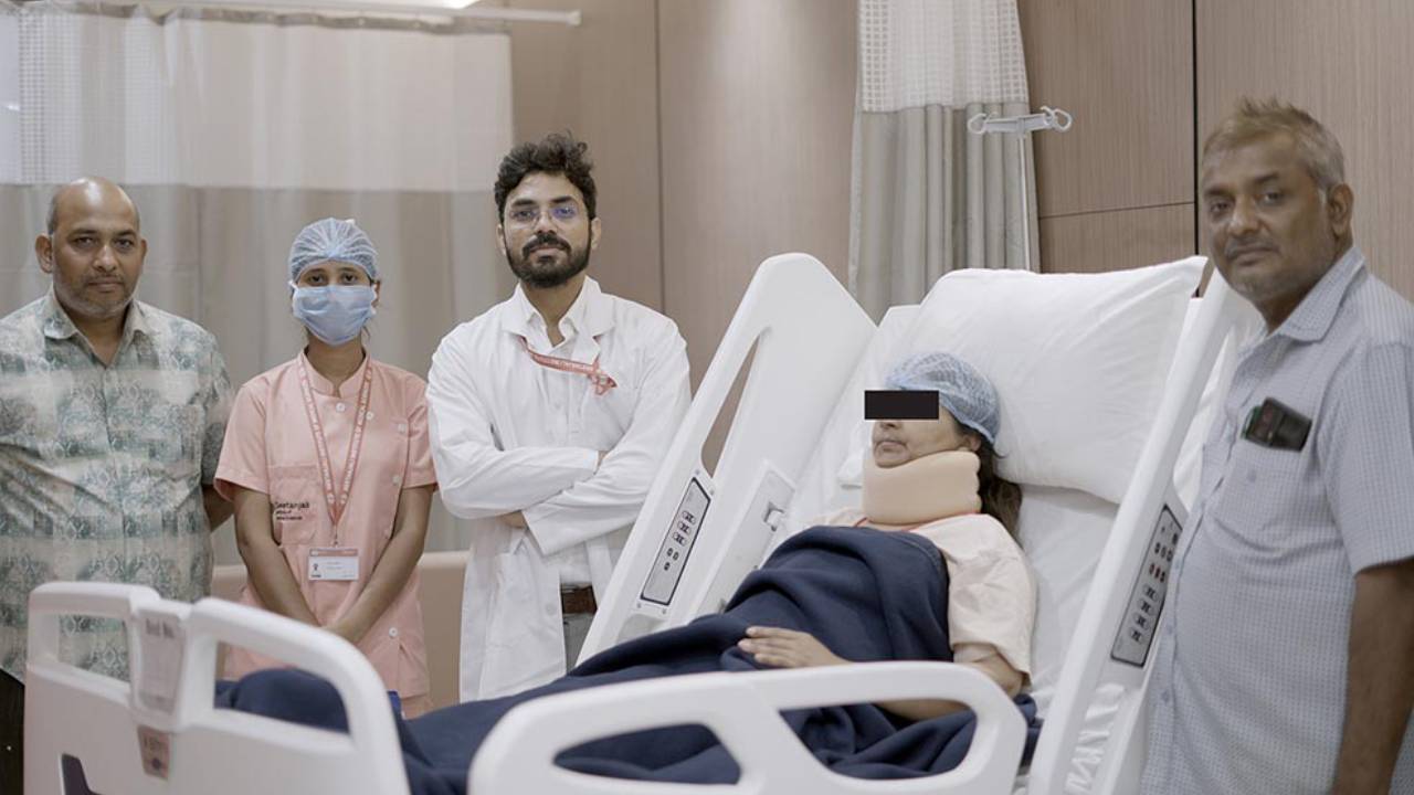 ​जयपुर में गीतांजली हॉस्पिटल ने नवीनतम तकनीक से की मोनोपोर्टल एंडोस्कोपिक सर्वाइकल सर्जरी