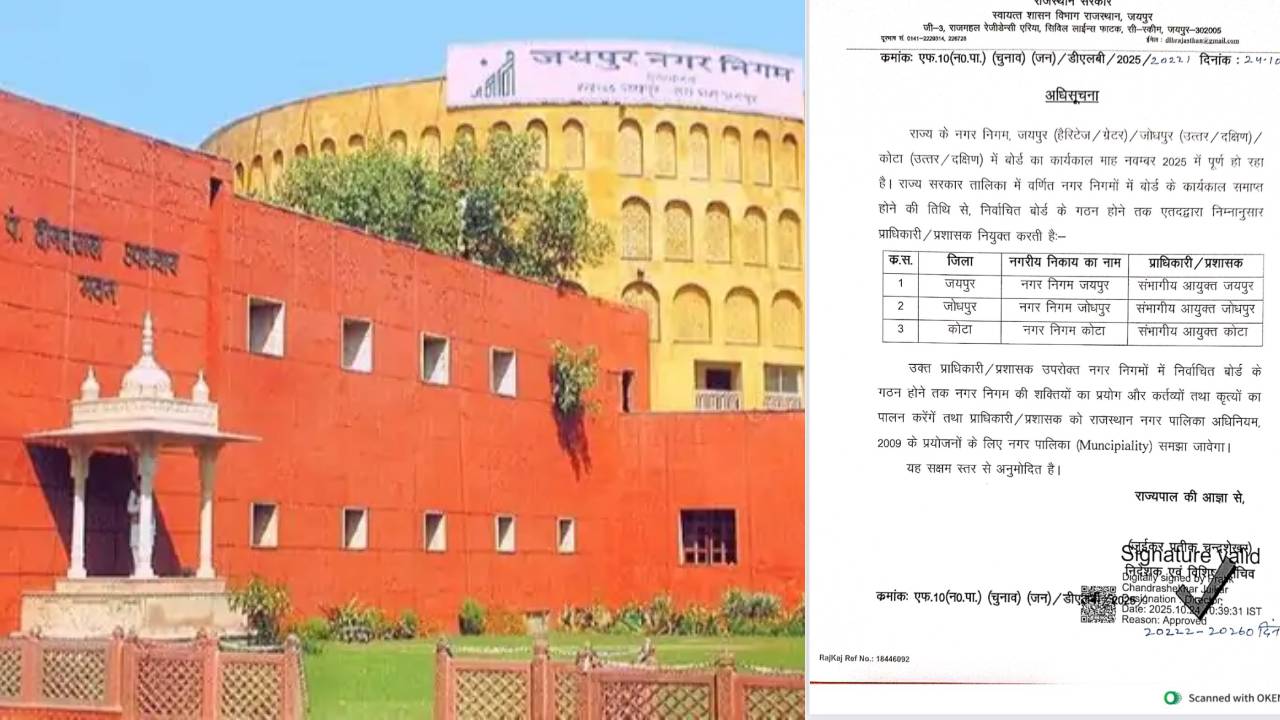 3 नगर निगमों के प्रशासक बने संभागीय आयुक्त, चुनाव को लेकर जल्द होगा फैसला