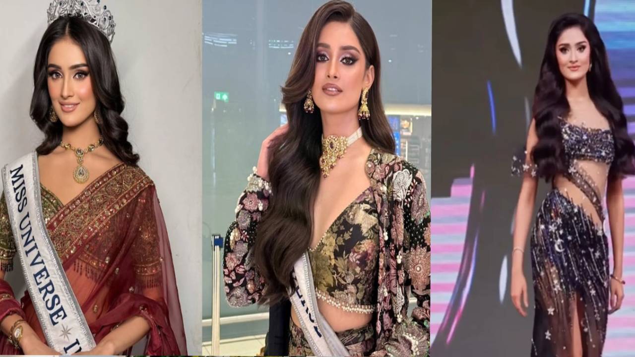 ​मिस यूनिवर्स में छाया भारतीय सुंदरी का लहंगा-साड़ी, विदेशी हुए फैन