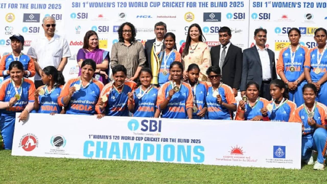 पीएम मोदी और अमित शाह ने टी20 वर्ल्ड कप जीतने पर भारतीय ब्लाइंड महिला टीम को दी बधाई