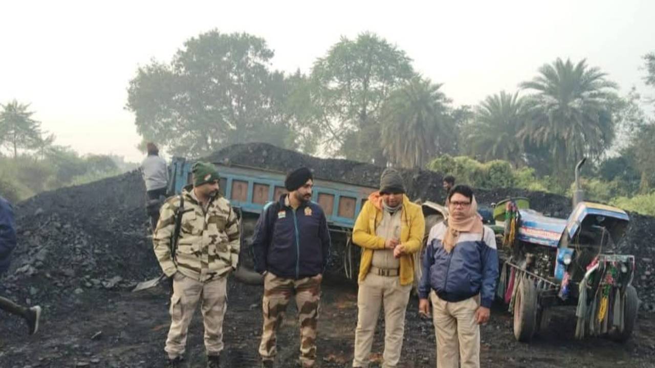 ​अवैध कोयला कारोबार पर बड़ी कार्रवाई, CISF ने 511.950 मीट्रिक टन कोयला जब्त किया