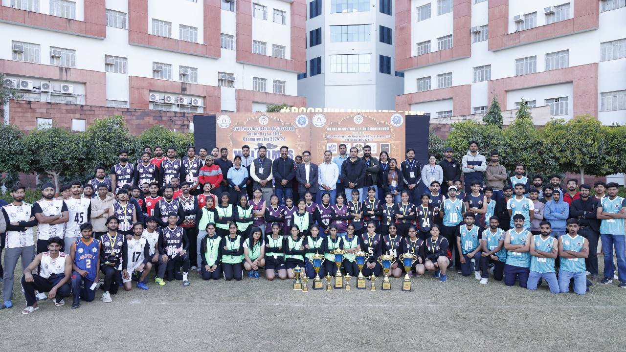 ​फ्लैग फुटबॉल चैंपियनशिप में जयपुर और नागौर चैंपियन