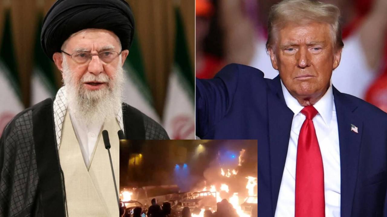 ​ईरान पर हमला करने की तैयारी में लगा अमेरिका, ट्रम्प बोले- ‘रेड लाइन’ पार होते ही होगा एक्शन