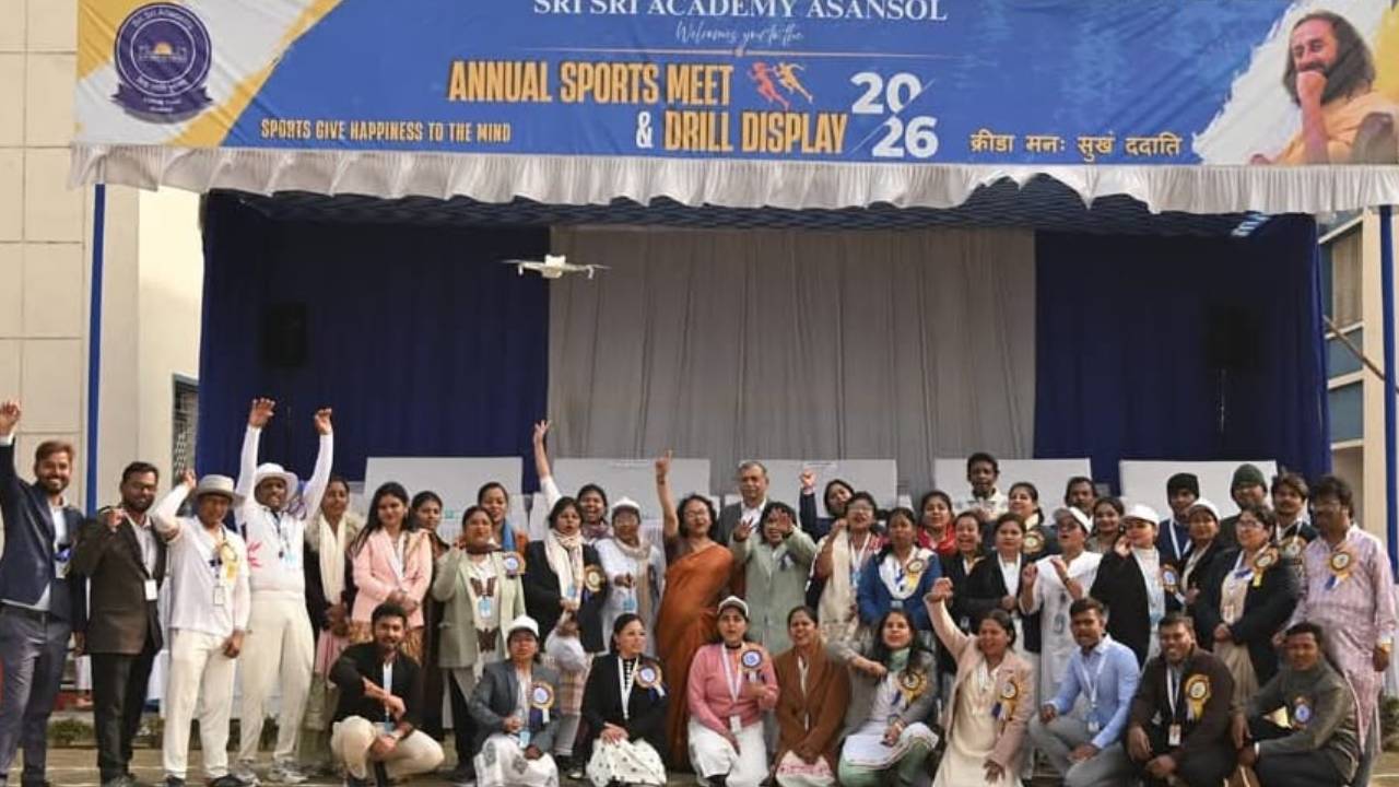​श्री श्री अकैडमी स्कूल का एनुअल स्पोर्ट्स 2026 हुआ संपन्न