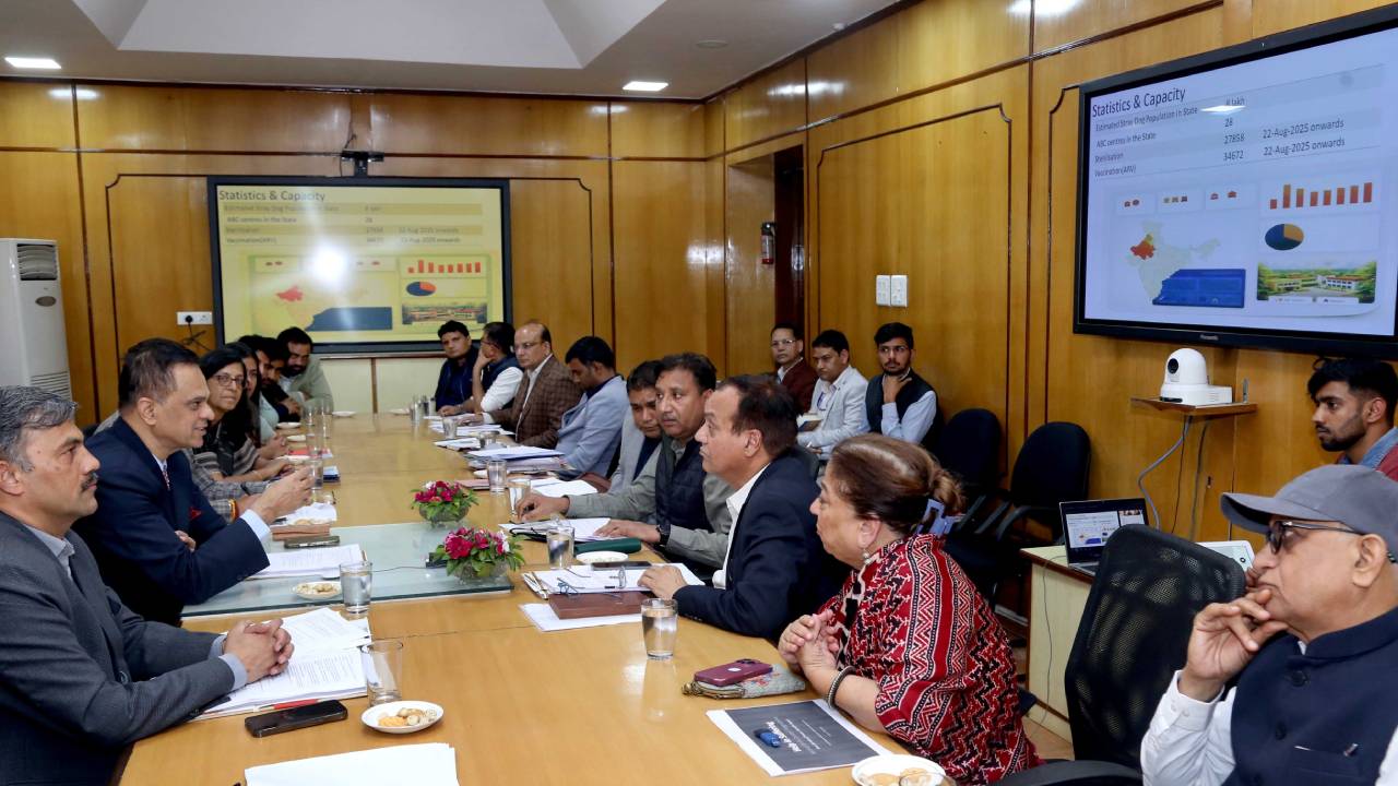 ​मुख्य सचिव ने प्रदेश में आवारा कुत्तों की संख्या पर नियंत्रण के लिए समन्वित कार्यवाही के दिए निर्देश