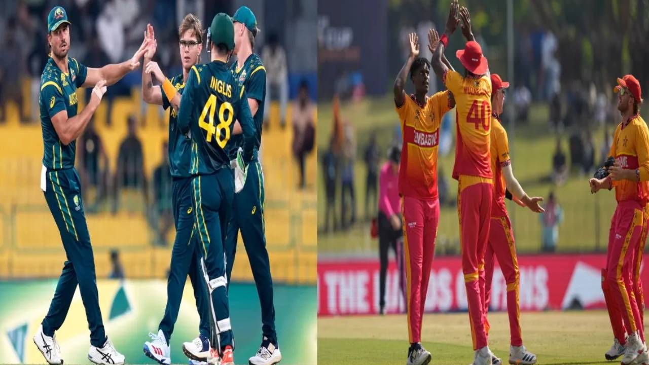 टी-20 वर्ल्डकप में पहला बड़ा उलटफेर, जिम्बाब्वे ने ऑस्ट्रेलिया को हराया
