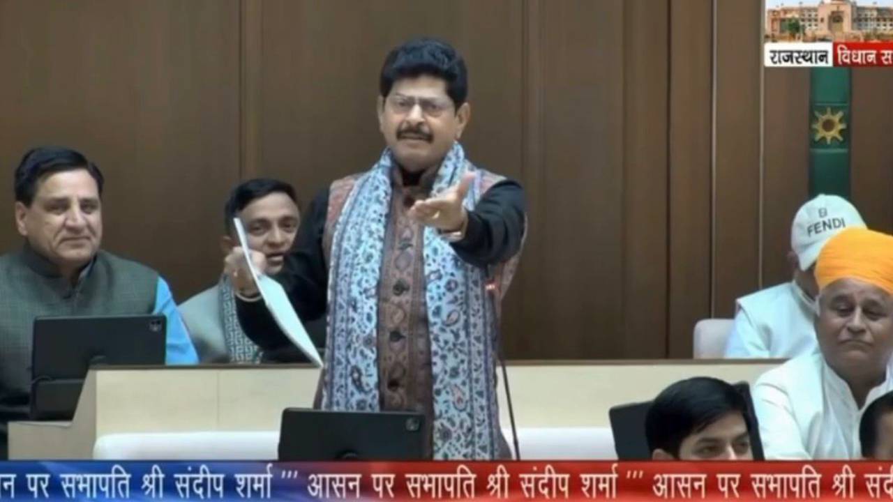 ​विधायक गोपाल शर्मा की टिप्पणी पर विधानसभा में हंगामा, कहा—कांग्रेस नेता चोर नहीं डाकू