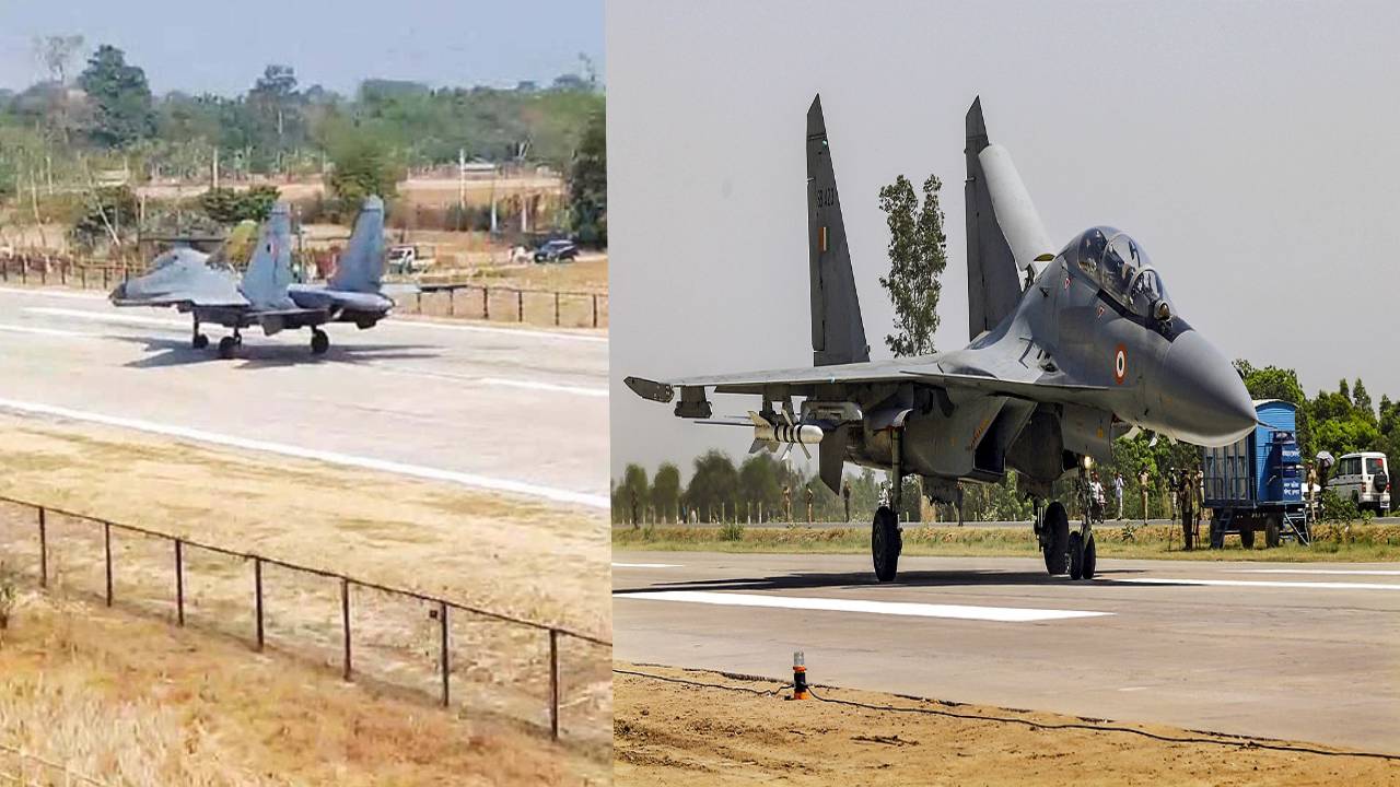 ​चीन बॉर्डर के पास PM मोदी के प्लेन की हाईवे पर लैंडिंग