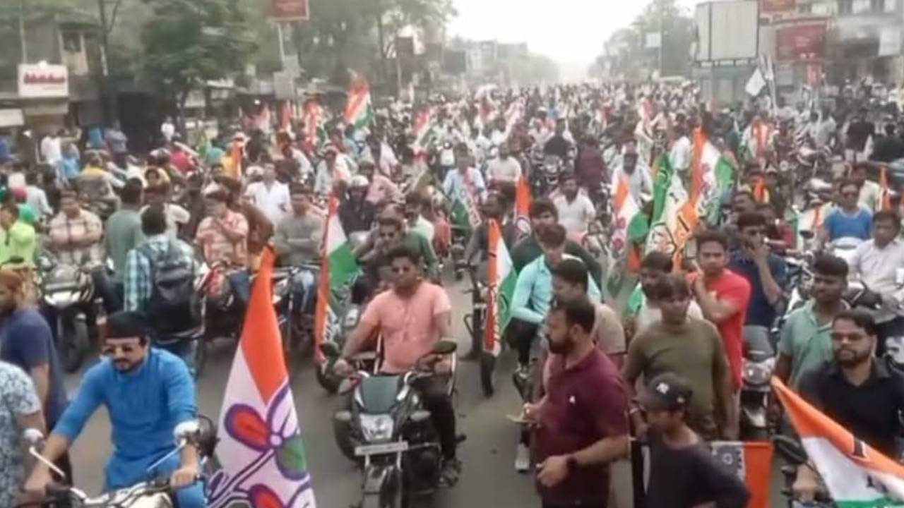आसनसोल में तृणमूल कांग्रेस का शक्ति प्रदर्शन, ‘प्रत्यावर्तन बाइक रैली’ में उमड़ा जनसैलाब
