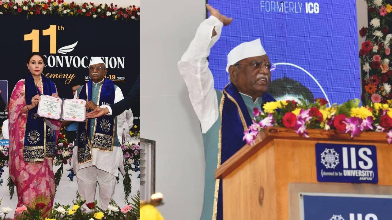 राज्यपाल ने उप मुख्यमंत्री दिया कुमारी को डी.लिट की मानद उपाधि से किया सम्मानित