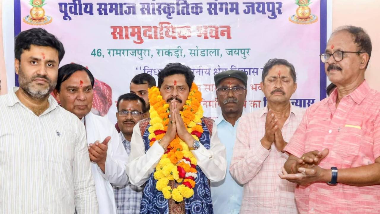 ​विधायक गोपाल शर्मा ने किया पूर्वीय समाज सामुदायिक भवन का शिलान्यास