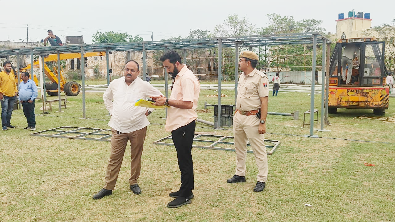 प्रधानमंत्री की सभा को ऐतिहासिक बनाने में जुटे, जितेंद्र गोठवाल ने किया सभा स्थल का निरीक्षण, दिए अहम निर्देश