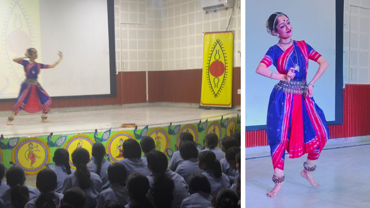 ​नृत्यांगना विदुषी आरुषि मुद्गल ने दी नृत्य की प्रस्तुति