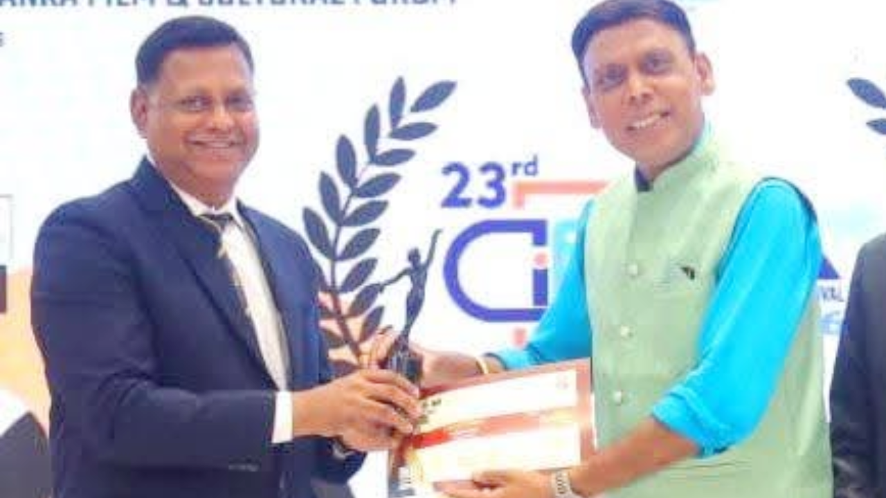 ​गोवा में  संजय सिन्हा को मिला बेस्ट एक्टर अवॉर्ड