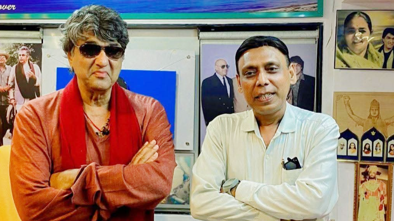 ​इंटरनेशनल ह्यूमन राइट्स काउंसिल के चेयरमैन संजय सिन्हा की मुकेश खन्ना से मुलाकात