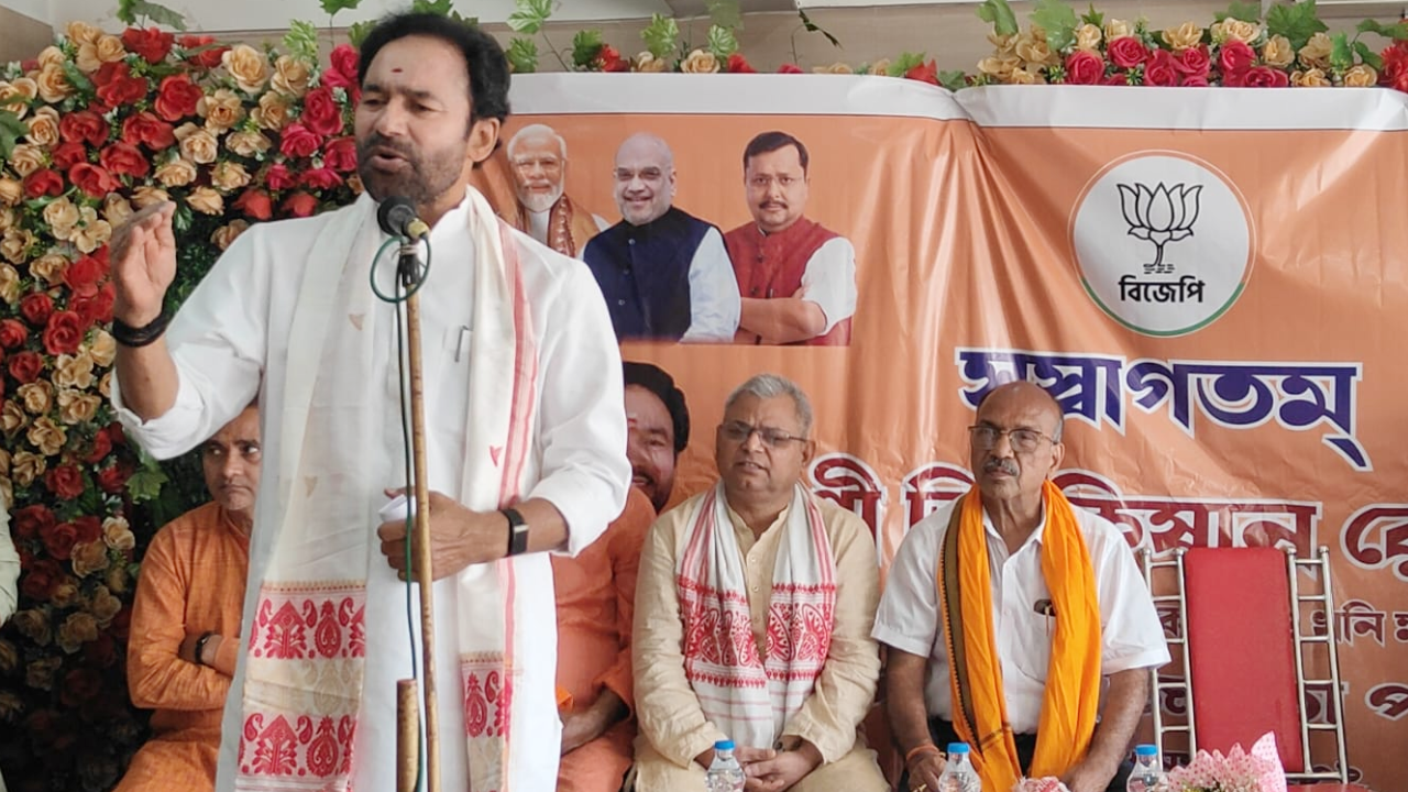 ​केंद्रीय मंत्री जी किशन रेड्डी का दमदार संबोधन, अजय पोद्दार के पक्ष में जनसमर्थन की अपील