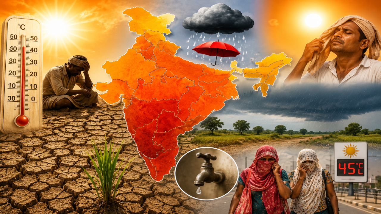 देश पर डबल मार! कम बारिश और ज्यादा लू का खतरा, IMD ने जारी की चेतावनी
