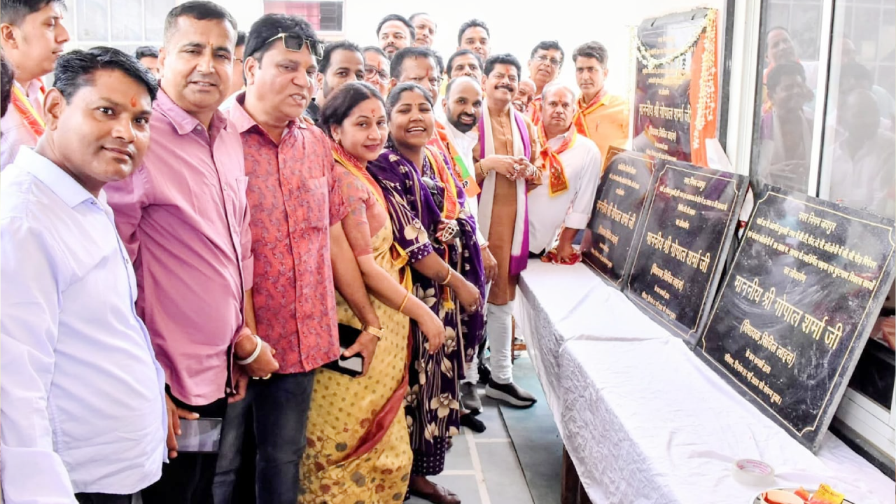 गोपाल शर्मा का विकास मॉडल, एक दिन में सिविल लाइंस की जनता को मिली 75 लाख की सौगात