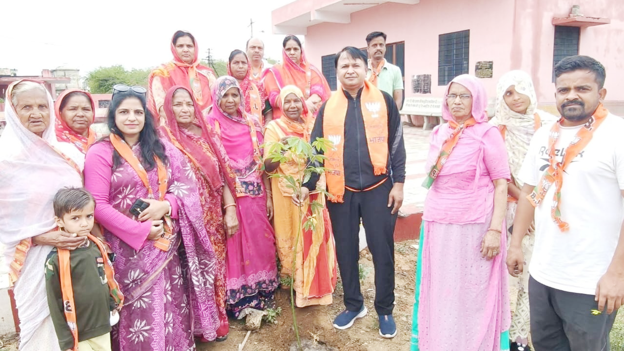 हर मंडल में हरियाली, अमित गोयल के नेतृत्व में BJP का मेगा पौधरोपण अभियान