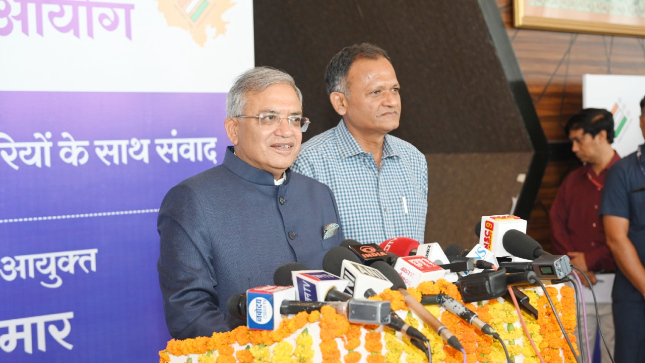 मुख्य निर्वाचन आयुक्त ने की राजस्थान के BLOs की तारीफ, बोले- देश में बनाया नंबर-1 रिकॉर्ड