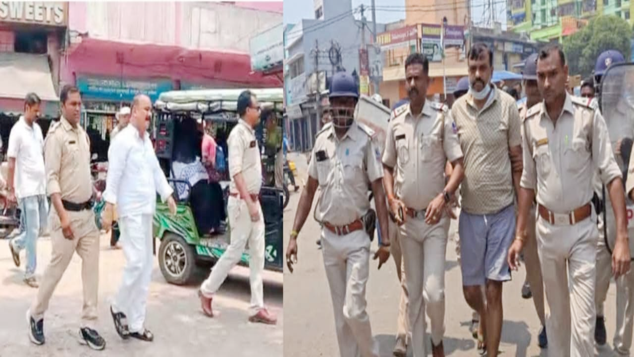 ​तृणमूल नेताओं को रस्सी बांधकर और हाफ पैंट में सड़क पर घुमाने से मचा हड़कंप