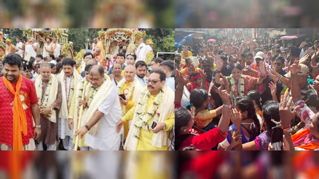 ​आस्था और उल्लास के महासंगम में डूबा शिल्पांचल, भगवान जगन्नाथ की रथयात्रा में उमड़ा जनसैलाब