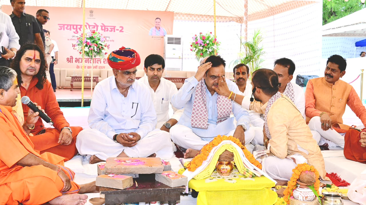 ​मुख्यमंत्री भजनलाल शर्मा ने जयपुर मेट्रो फेज-2 का किया भूमि पूजन, जयपुर मेट्रो बनेगी शहर की लाइफलाइन