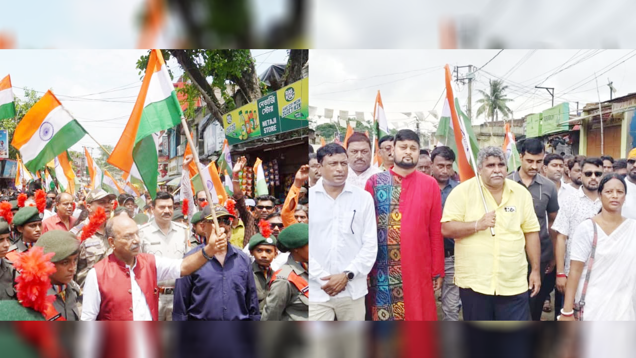 ​तिरंगे की शान में उमड़ा जनसैलाब, कुल्टी और पांडेश्वर में गूंजा राष्ट्रप्रेम का जयघोष
