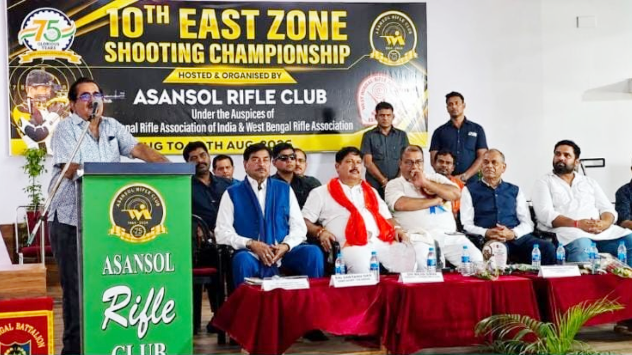 ​आसनसोल राइफल क्लब में 10वीं ईस्टर्न जोन शूटिंग चैंपियनशिप का भव्य समापन