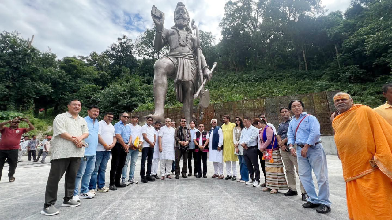 राजस्थान में तराशे गए परशुराम, अरुणाचल में विराजे: 54 फीट की पंचधातु प्रतिमा स्थापित, मकर संक्रांति तक भव्य अनावरण