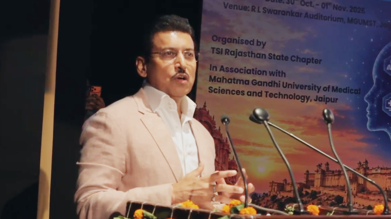 जयपुर में एआई और डिजिटल हेल्थ का महा-कुंभ, कर्नल राज्यवर्धन सिंह राठौड़ बोले- तकनीक से बदलेगी देश की हेल्थकेयर तस्वीर